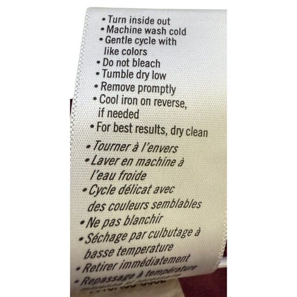 Paige Velvet Hoxton Ankle Peg Burgundy Skinny Jeans Size 30 (Waist) Button Fly - Picture 7 of 7